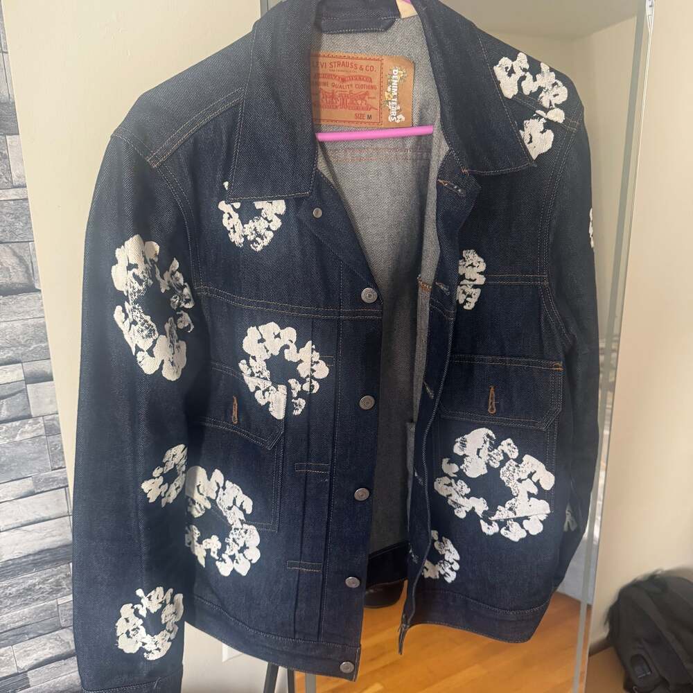 Denim Tears x Levi's Type II All Over Wreath Jacket 'Raw'
